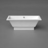 Vispool Nordica akmens masės vonia 170x75 cm