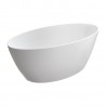 Omnires Siena M+ laisvai pastatoma vonia 161x81 cm, blizgi balta