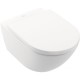 Villeroy&Boch Subway 3.0 Twist flush pakabinamas klozetas su soft close dangčiu, 4670TS01