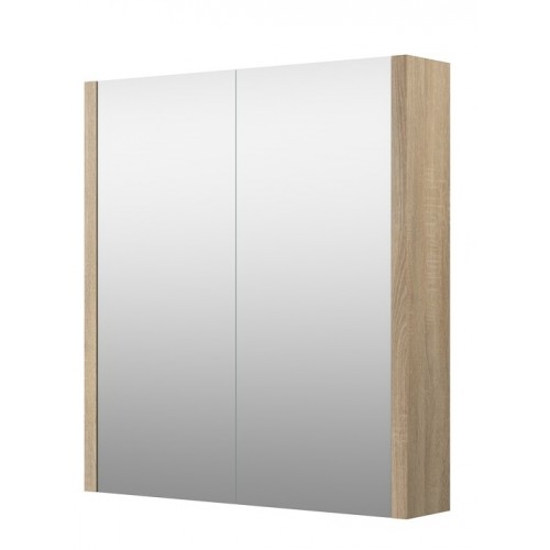 RB Serena veidrodinė spintelė be apšvietimo, pilkas ąžuolas, 60 cm