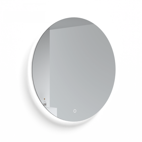 Kame Exclusive Round veidrodis su LED apšvietimu, IP44, 4000K, sensorinis jungiklis, 60 cm