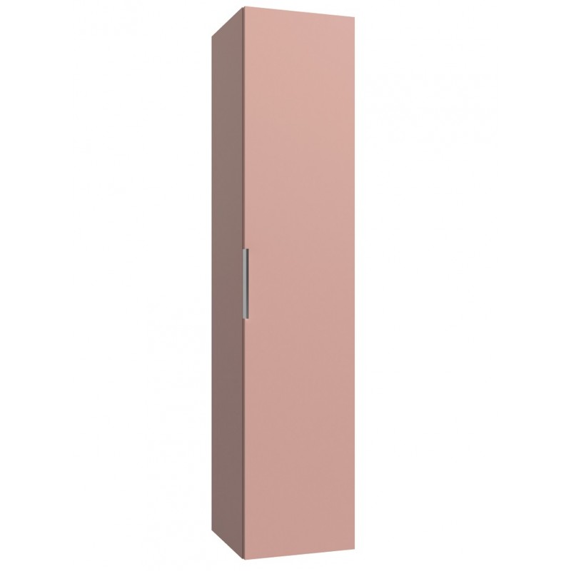 Kame Big ūkinė spintelė vienų durų, rožinė spalva, 35 cm