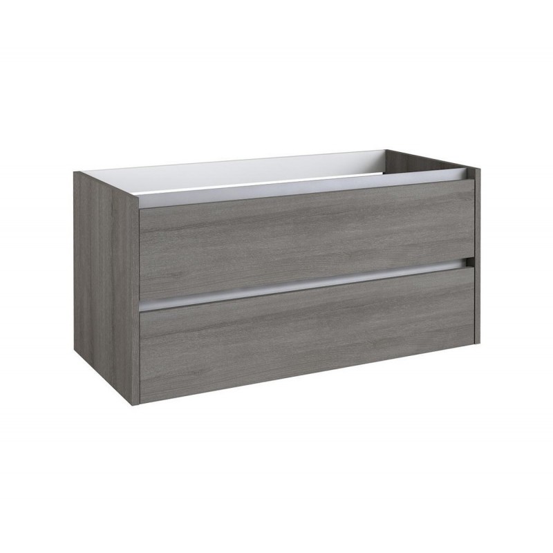 Kame City apatinė spintelė su stalčiais, pilkas uosis, 100 cm