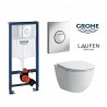 Rėmo Grohe 4in1 ir Laufen Pro Rimless klozeto su slim dangčiu komplektas