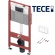 TECEbase unitazo modulis su baltos spalvos vandens nuleidimo plokštele, 9400400