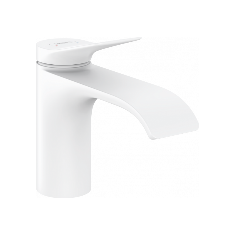Hansgrohe Vivenis 80 maišytuvas praustuvui, baltas matinis