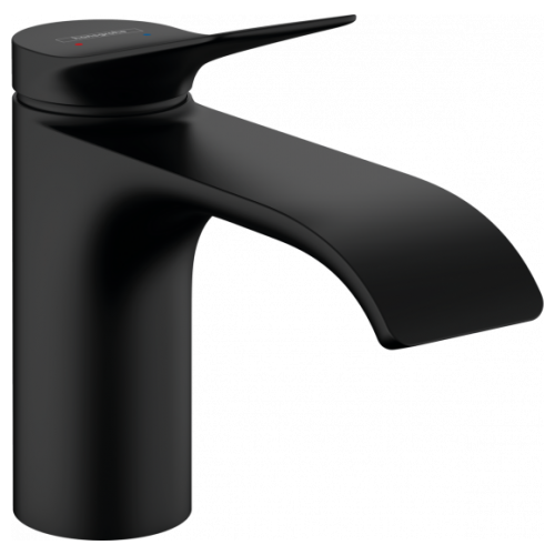 Hansgrohe Vivenis 80 maišytuvas praustuvui, juodas matinis