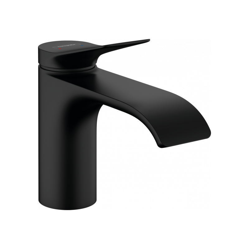 Hansgrohe Vivenis 80 maišytuvas praustuvui, juodas matinis