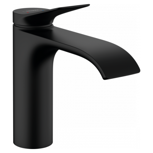 Hansgrohe Vivenis 110 maišytuvas praustuvui, juodas matinis, 75020670