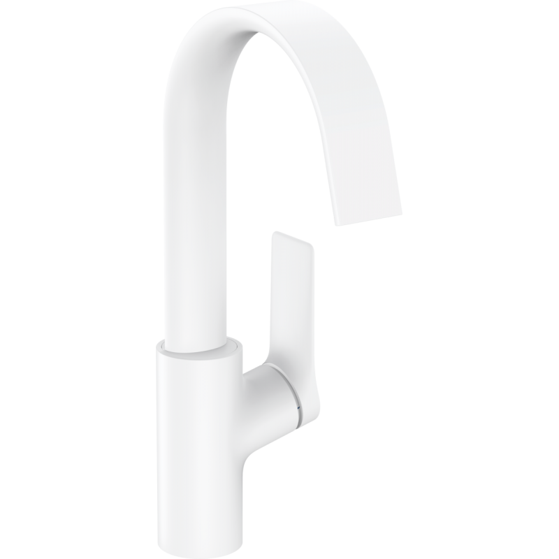 Hansgrohe Vivenis 210 aukštas maišytuvas praustuvui, baltas matinis
