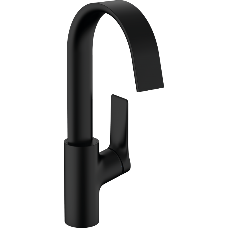 Hansgrohe Vivenis 210 aukštas maišytuvas praustuvui, juodas matinis