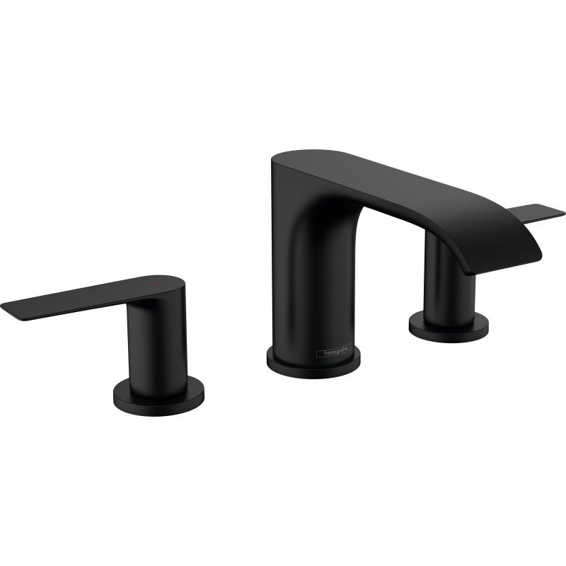 Hansgrohe Vivenis 3 dalių maišytuvas praustuvui, juodas matinis