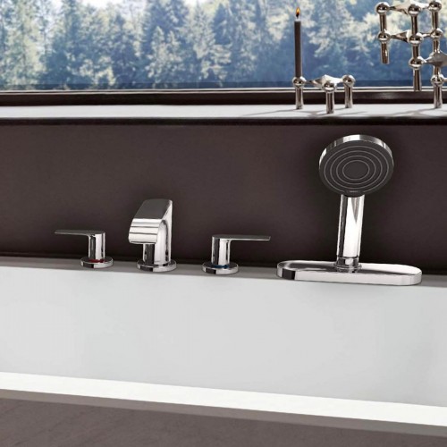 Hansgrohe Vivenis 4 dalių maišytuvas iš vonios krašto, chromas