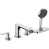 Hansgrohe Vivenis 4 dalių maišytuvas iš vonios krašto, chromas