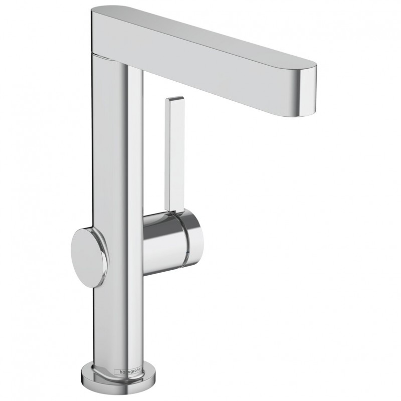 Hansgrohe Finoris 230 aukštas maišytuvas praustuvui su ištraukiamu snapu, chromas