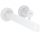 Hansgrohe Finoris maišytuvas praustuvui iš sienos, snapo ilgis 228 mm, baltas matinis