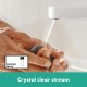 Hansgrohe Finoris maišytuvas praustuvui iš sienos, snapo ilgis 168 mm, baltas matinis