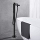 Hansgrohe Finoris maišytuvas voniai iš grindų, juodas matinis