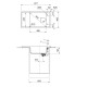Franke Fresno FSG 611-88 Fragranite plautuvė, juoda matinė spalva