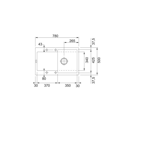 Franke Maris MRG 611 Fragranite plautuvė, balta spalva