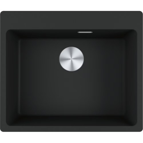 Franke Maris MRG 610-54A Fragranite plautuvė su ekscentriniu ventiliu, juoda matinė