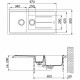 Franke Basis BFG 651 Fragranite plautuvė, balta spalva