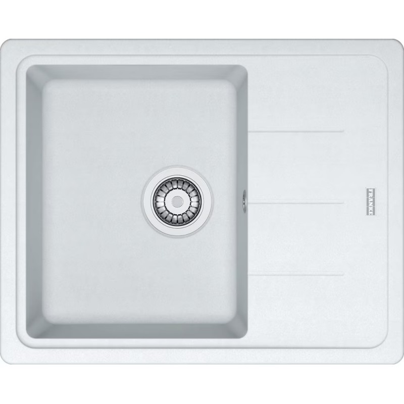 Franke Basis BFG 611-62 Fragranite plautuvė, balta spalva