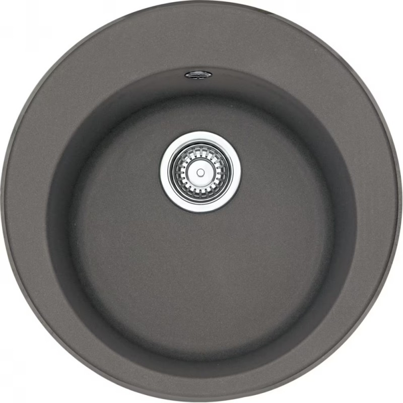Franke Ronda ROG 610-41 Fragranite plautuvė su ekscentriniu 3½” ventiliu, akmens pilkas palva