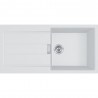 Franke Sirius S2D 611-100 Tectonite® plautuvė, balta spalva