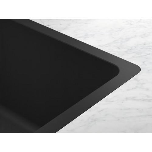 Franke Maris MRG 210-72A Fragranite plautuvė, juoda matinė su juodu dangteliu