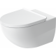 Duravit Architec Rimless pakabinamas klozetas su lėtai nusileidžiančiu dangčiu