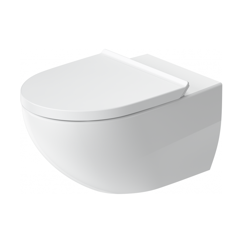 Duravit Architec Rimless pakabinamas klozetas su lėtai nusileidžiančiu dangčiu