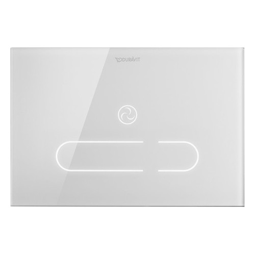 Duravit DuraSystem® A2 vandens nuleidimo mygtukas, sensorinis, baltas stiklas