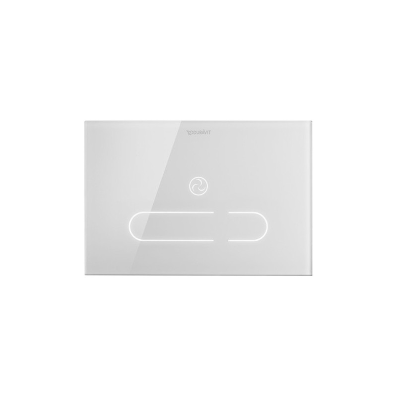 Duravit DuraSystem® A2 vandens nuleidimo mygtukas, sensorinis, baltas stiklas