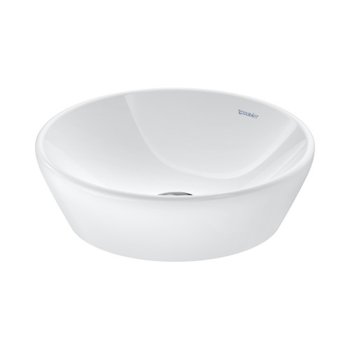 Duravit D-Neo pastatomas ant stalviršio praustuvas Ø40 cm, baltas blizgus