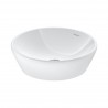 Duravit D-Neo pastatomas ant stalviršio praustuvas Ø40 cm, baltas blizgus