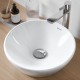 Duravit D-Neo pastatomas ant stalviršio praustuvas Ø40 cm, baltas blizgus