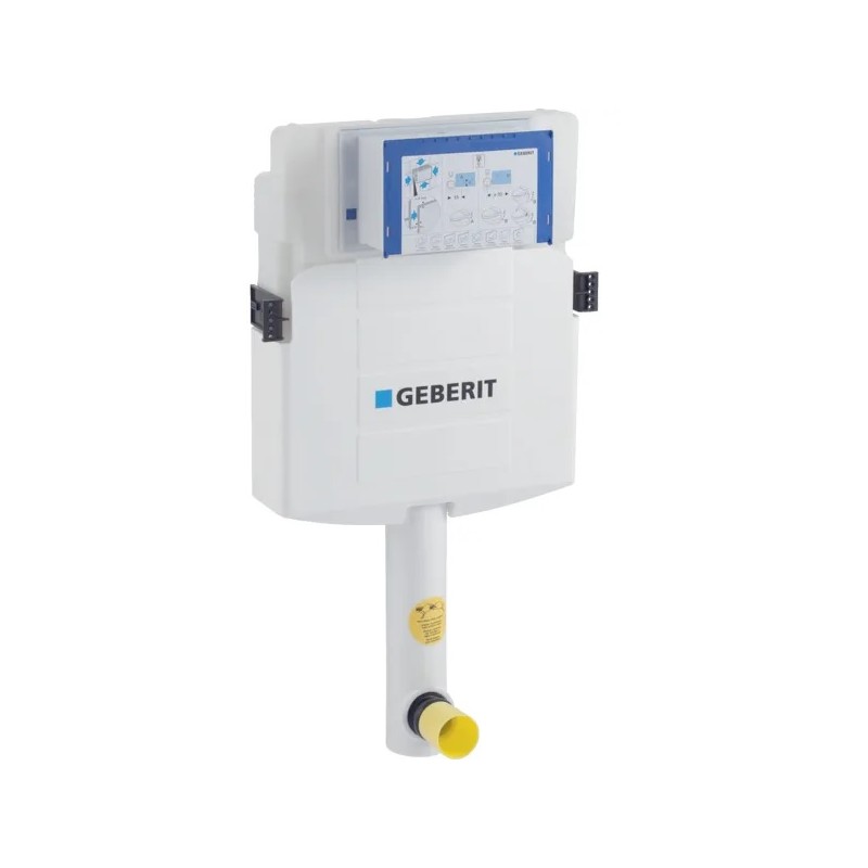 Geberit Sigma potinkinis wc bakelis, 12 cm storio, valdomas iš priekio