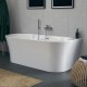 Duravit DuraSenja glaudžiama prie sienos vonia 170x80 cm, blizgi balta