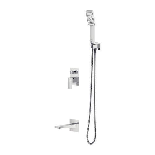 Omnires Fresh potinkinė vonios sistema, chromas, SYSFRW01CR