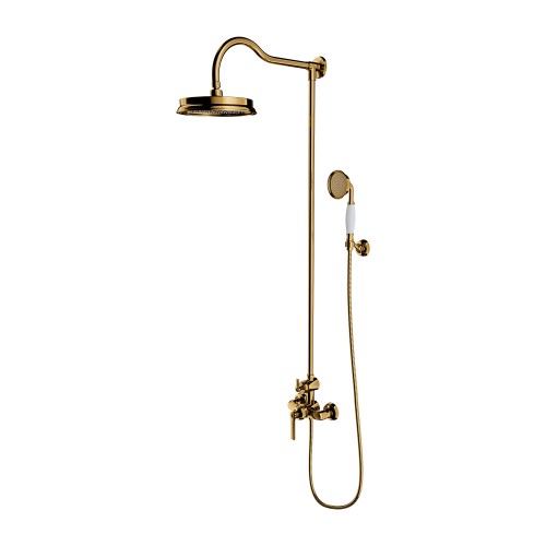 Omnires Armance virštinkinė dušo sistema, aukso spalva, AM5244GL