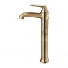 Omnires Art Deco aukštas maišytuvas praustuvui, sendintos bronzos spalva, AD5112BR