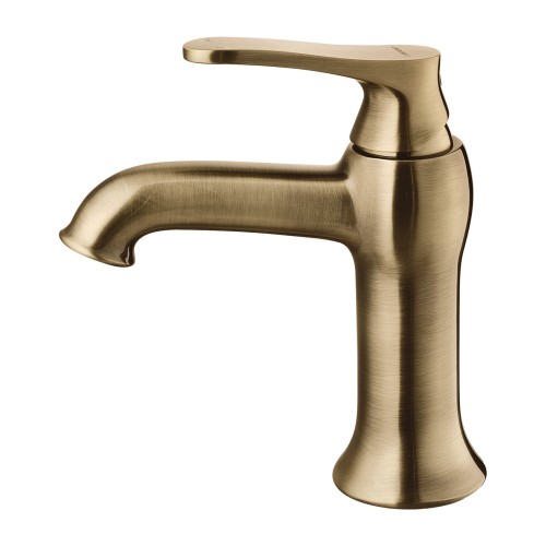 Omnires Art Deco maišytuvas praustuvui, sendintos bronzos spalva, AD5110BR