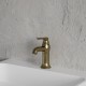 Omnires Art Deco maišytuvas praustuvui, sendintos bronzos spalva, AD5110BR