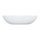 Omnires Shell M+ praustuvas montuojamas ant stalviršio 60x35 cm, baltas blizgus, SHELLUNBP