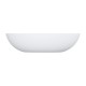 Omnires Shell M+ praustuvas montuojamas ant stalviršio 60x35 cm, baltas matinis, SHELLUNBM