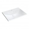 Omnires Naxos M+ praustuvas 60x46 cm, baltas blizgus, NAXOSF600BP