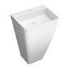 Omnires Parma M+ ant grindų statomas praustuvas 55x43 cm, baltas blizgus, PARMAUWBP