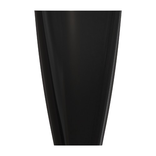Omnires Siena M+ ant grindų statomas praustuvas 55x43 cm, blizgus baltas / juodas, SIENAUWBCP