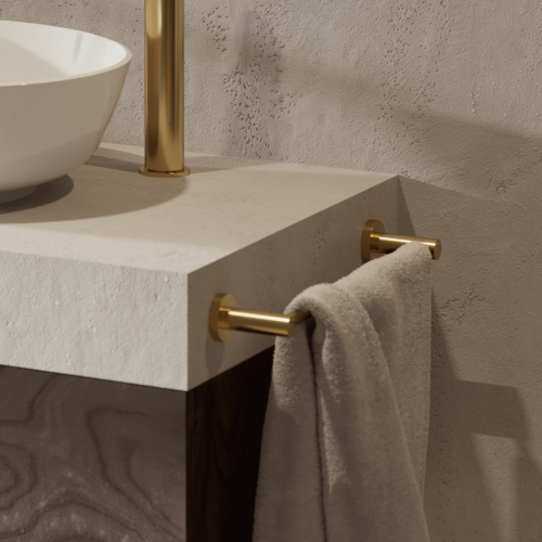 Omnires Modern Project rankšluosčio laikiklis 60 cm, braižyto aukso spalvos, MP60216GLB